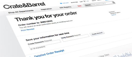 Thank you for shopping note image